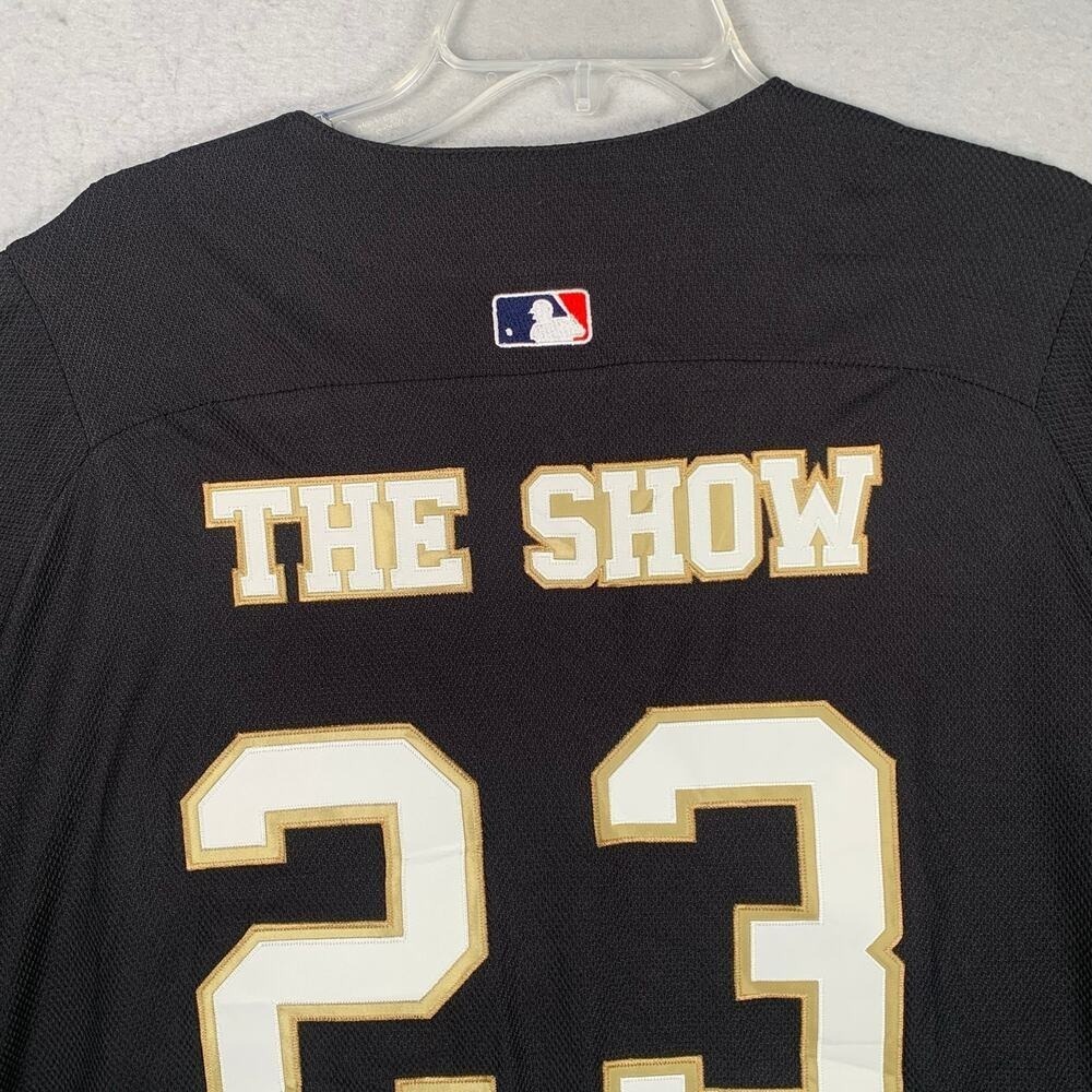 New Era San Diego Studio Jersey Men's XL Baseball Black MLB The Show 23 - Picture 10 of 14